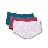 Culotte garçonne en coton extensible dans 4 sens pour femmes, Denver Hayes, paquet de 3 Front_Flat