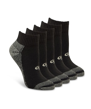 Copper Sole Women's 4+1 Bonus Pack Sport Ankle Sock