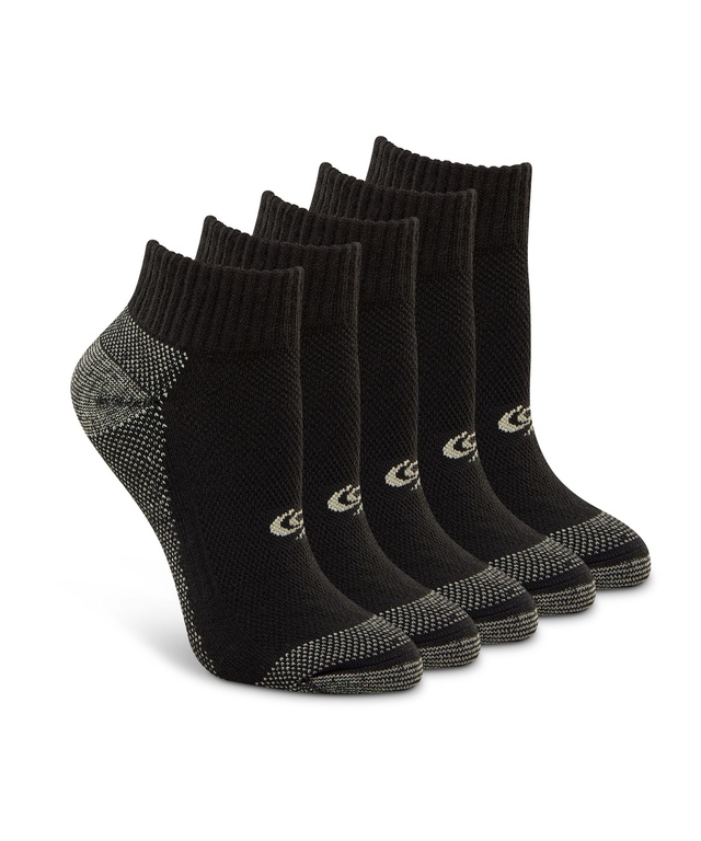 Copper Sole Women's 4+1 Bonus Pack Sport Ankle Sock