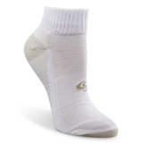 Socquettes de sport pour femmes, paquet de 4 paires + 1 gratuite, Copper Sole Front_Three_Fourths_Angled_Right