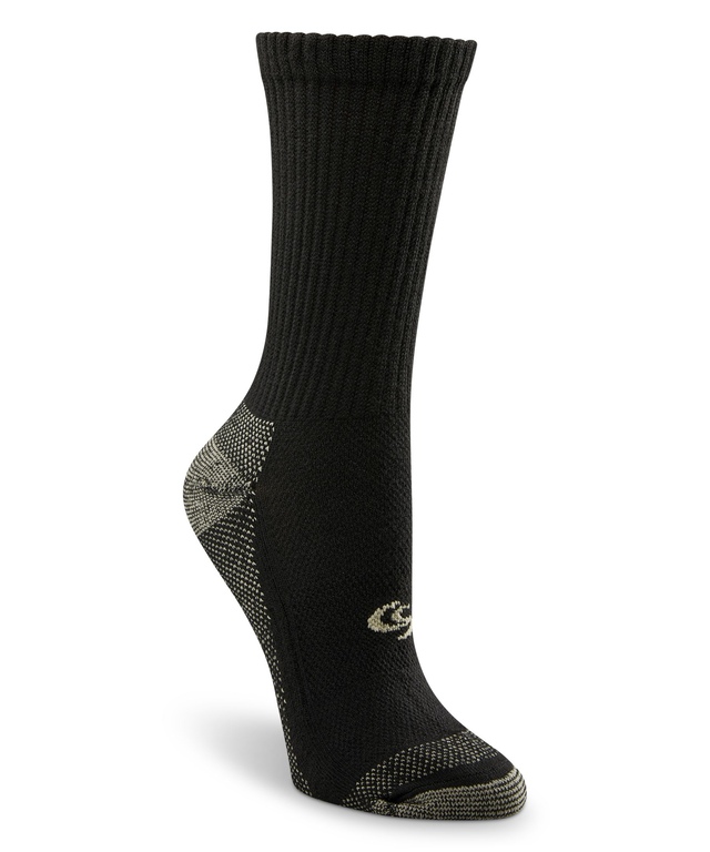 Mi-chaussettes de sport pour femmes, paquet de 4 paires + 1 gratuite, Copper Sole