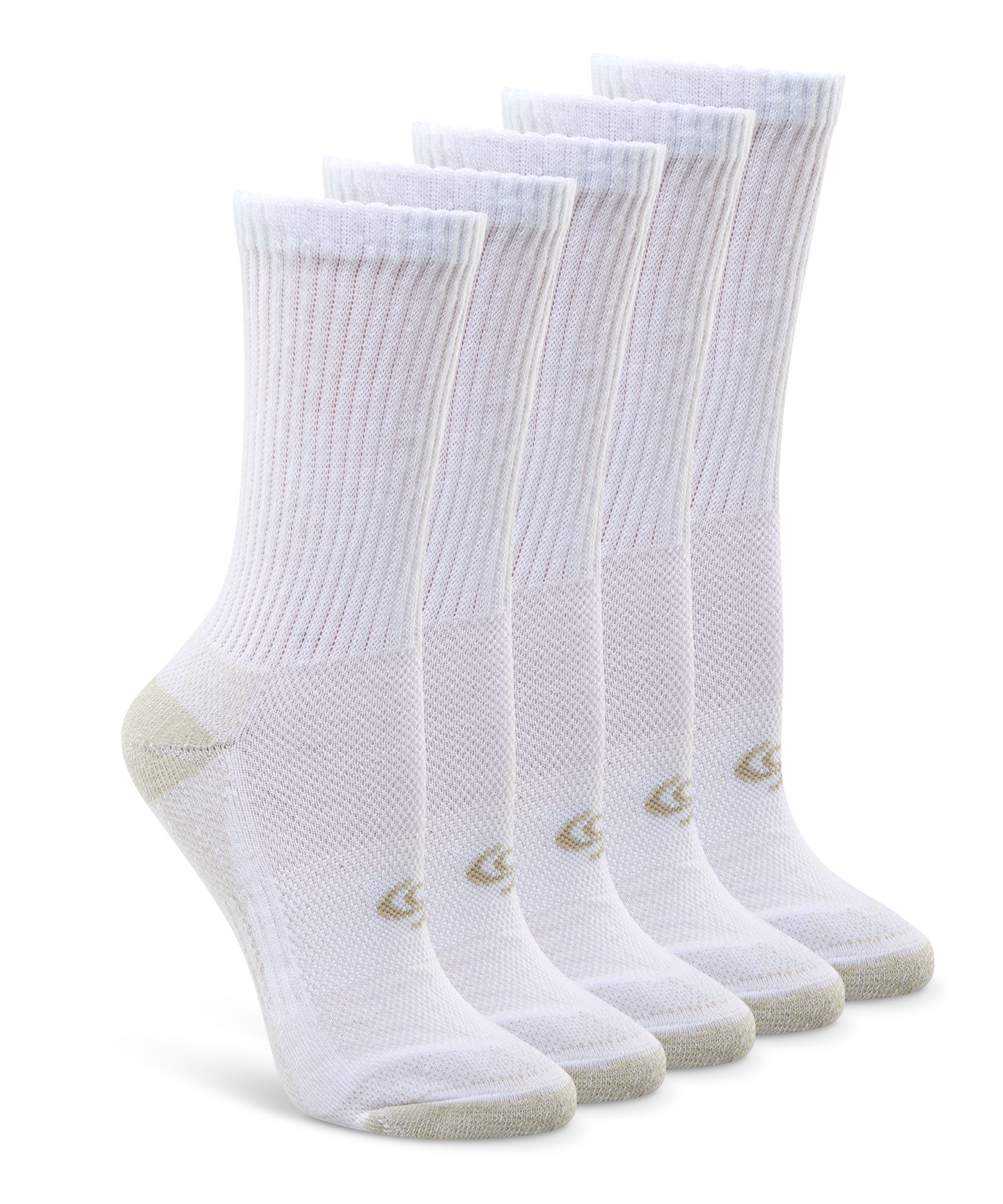 Mi-chaussettes de sport pour femmes, paquet de 4&nbsp;paires +&nbsp;1 gratuite, Copper Sole