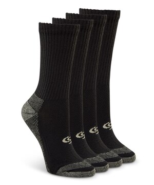 Chaussettes sportives Copper Sole à technologie d'ions de cuivre, pour femmes, Knockdown, paquet de 4 paires + 1