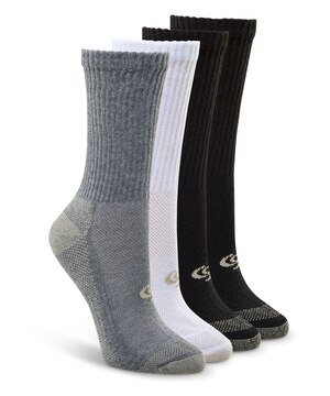Chaussettes sportives Copper Sole à technologie d'ions de cuivre, pour femmes, Knockdown, paquet de 4&nbsp;paires +&nbsp;1