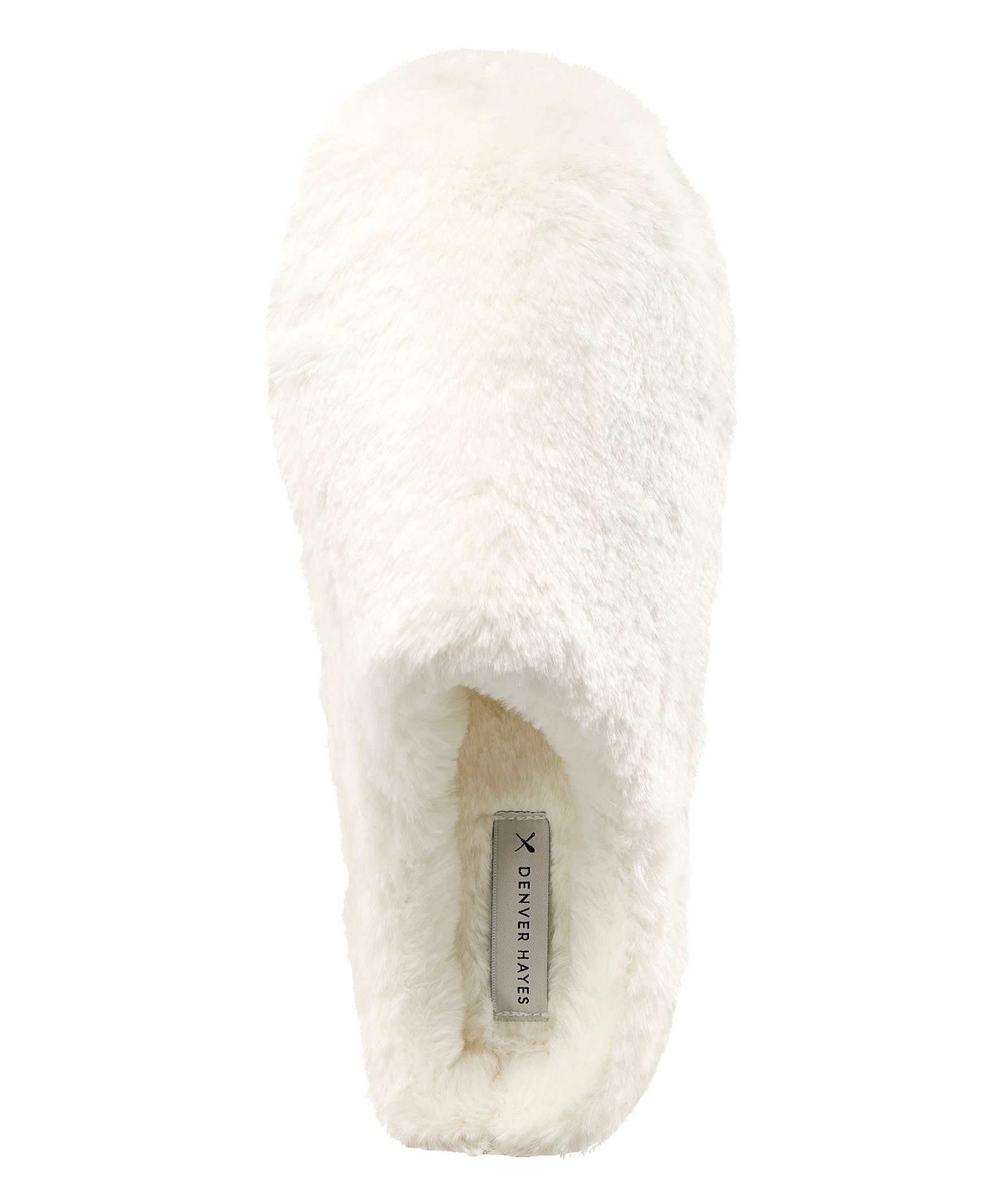 Denver Hayes Women's Faux Fur Mule Slippers Marks