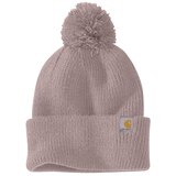 Carhartt Women's Knit Pom-Pom Cuffed Beanie Front_Flat