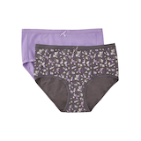 Denver Hayes Women's 2 Pack Cotton Stretch Modern Brief Underwear Front_Flat