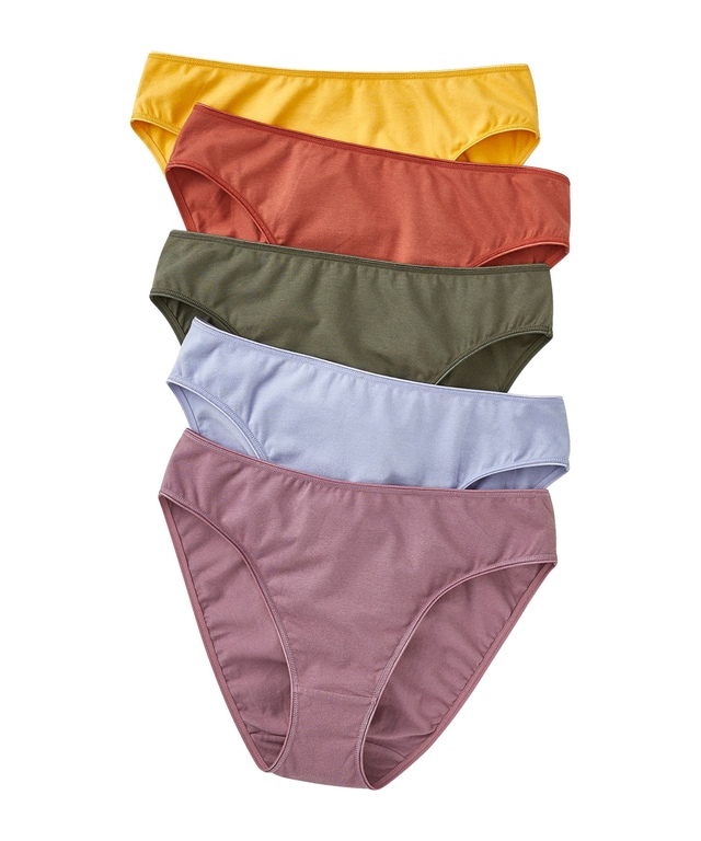 Denver Hayes Women's 5-pack Cotton Stretch Hi-Cut Underwear
