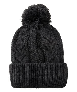 Denver Hayes Women's Cable Knit Pile Lined Cuffed Toque