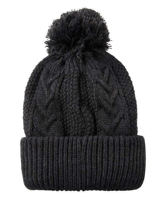 Denver Hayes Women's Cable Knit Pile Lined Cuffed Toque