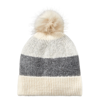 Denver Hayes Women's Fine Knit Cuff Pom Toque