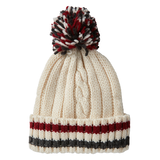 WindRiver Women's Heritage Traditional Pom Cuff Toque Front_Flat