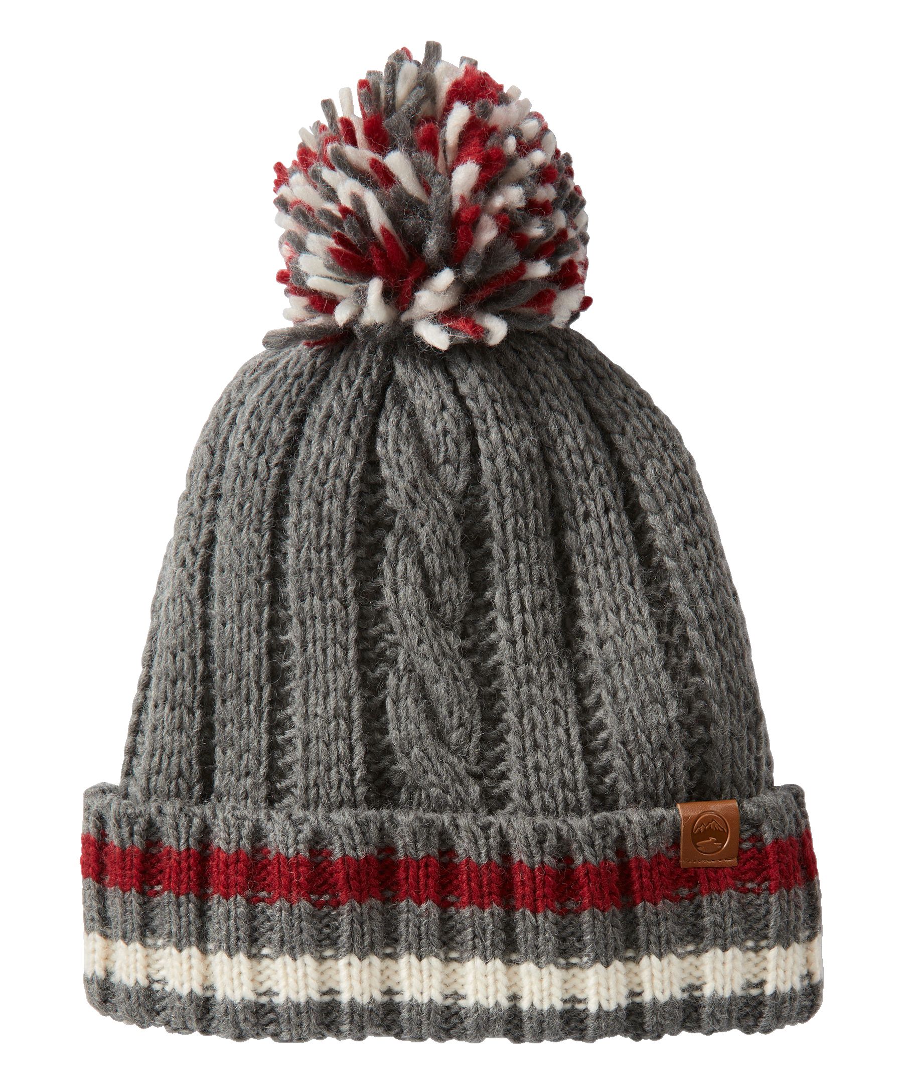 Tuque à revers avec pompon traditionnelle pour femmes, Heritage