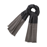Denver Hayes Striped Scarf Overhead_Flat