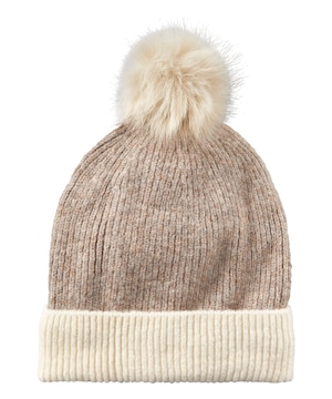Denver Hayes Women's Fine Knit Cuff Pom Toque