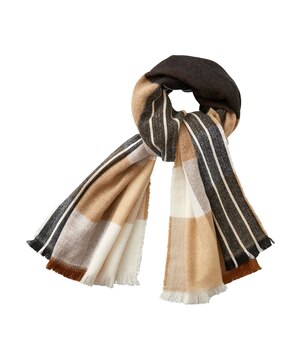 Denver Hayes Women's Woven Plaid Scarf