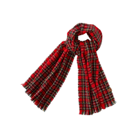 Foulard tissé à carreaux pour femmes, Heritage, WindRiver Overhead_Flat