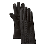 Gants avec motif tressé pour femmes, Denver Hayes Composite_or_Mixed