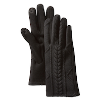 Gants avec motif tressé pour femmes, Denver Hayes Composite_or_Mixed