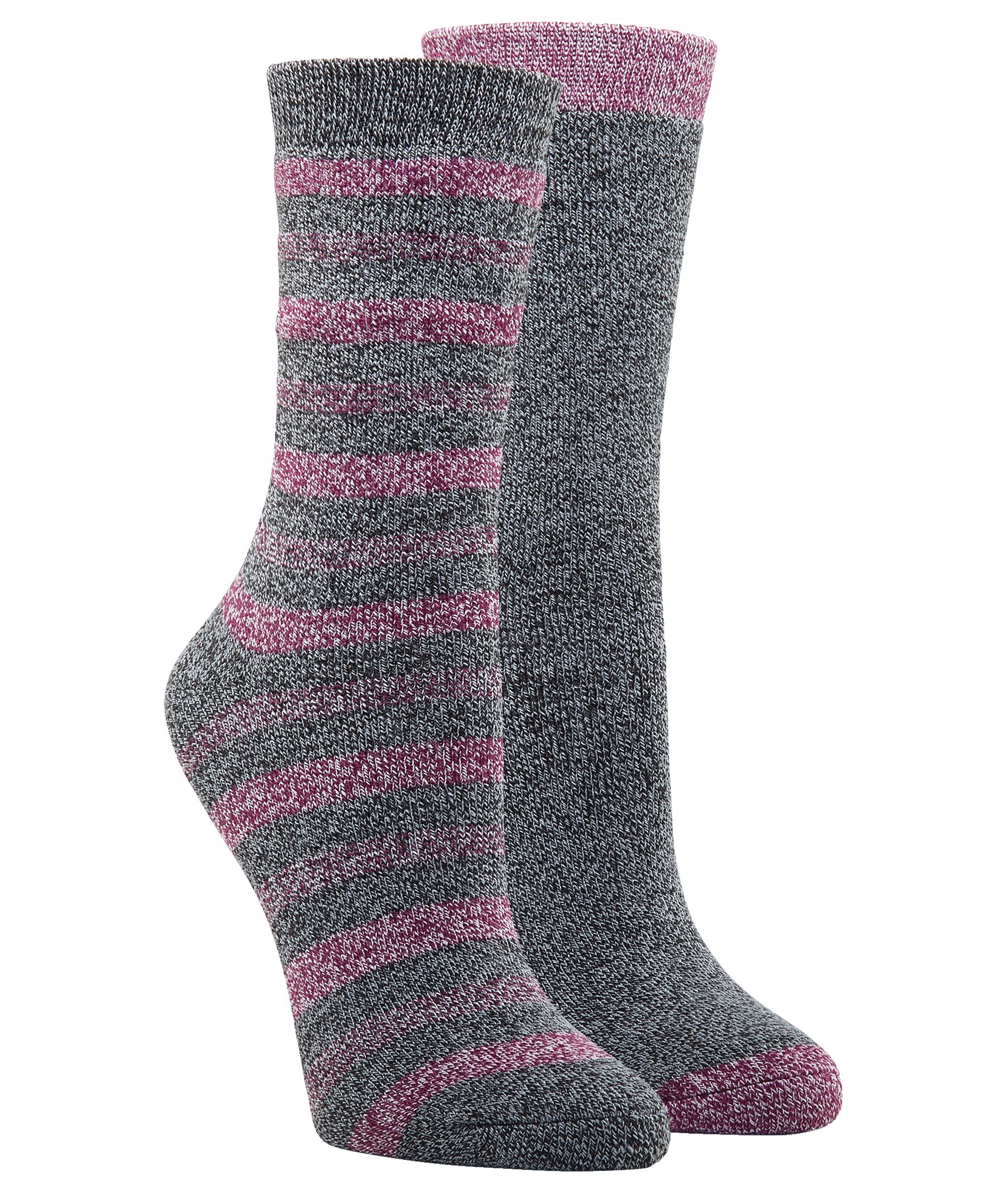 Chaussettes de plein air rayées WindRiver T-MAX pour femmes, paquet de 2&nbsp;paires