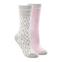 Mi-chaussettes isothermes légères T-Max pour femmes, WindRiver, paquet de 2 paires
