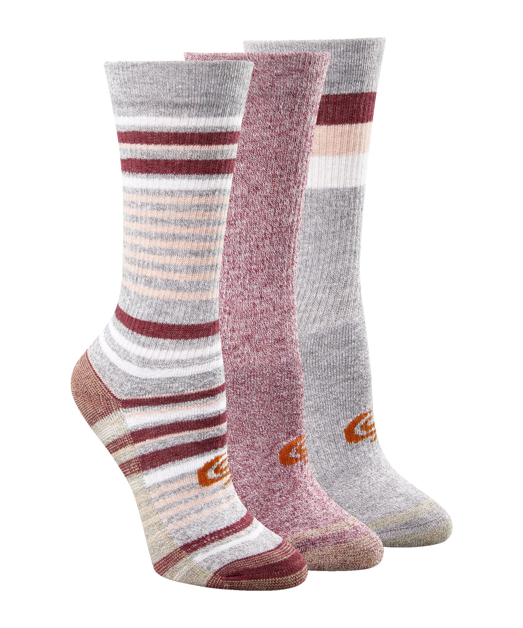Mi-chaussettes isothermes pour femmes, paquet de 3&nbsp;paires, Copper Sole