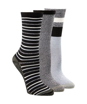 Mi-chaussettes décontractées pour femmes, paquet de 3 paires, Copper Sole