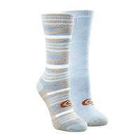 Copper Sole Women's 2 Pack TMAX Thermal Crew Socks Front_Angled_Right