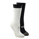 Chaussettes de compression décontractées T-MAX avec couverture du mollet pour femmes, paquet de 2 paires, Copper Sole Front_Three_Fourths_Angled_Right