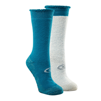 Copper Sole Women's 2 Pack T-Max Lounge Crew Socks