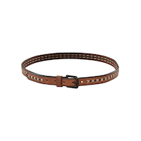 Ceinture cloutée à broderie au point de croix pour femmes, Denver Hayes Front_Elevated