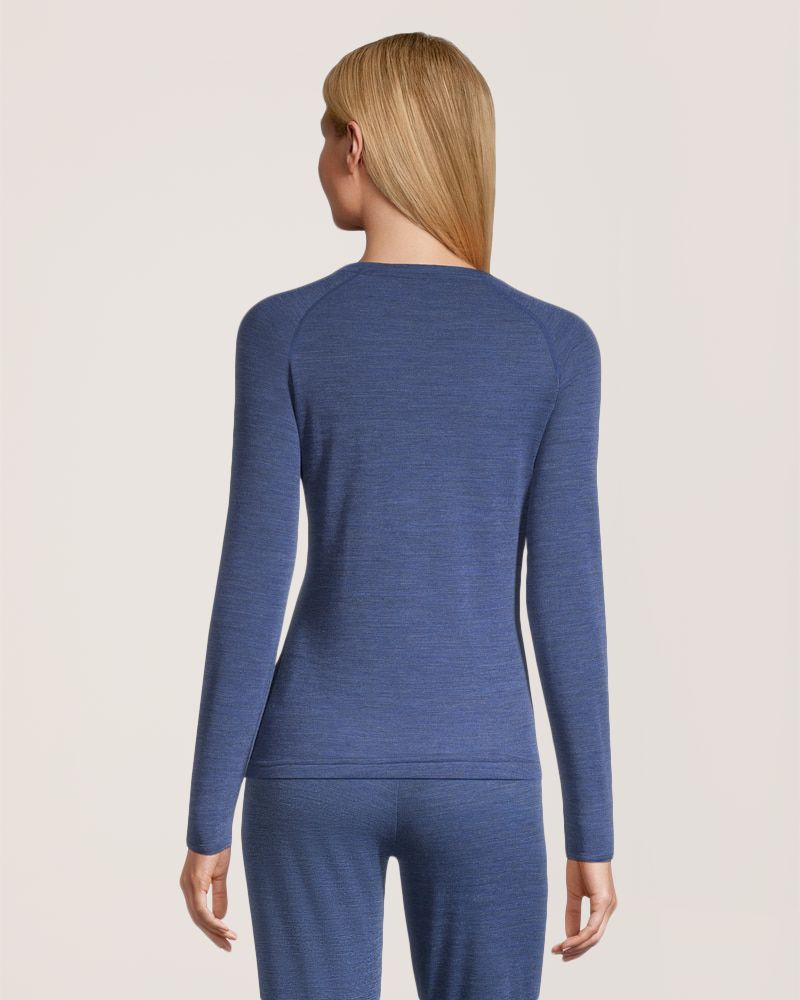 WindRiver Women's Merino Wool T-Max Heat Crew Neck Long Sleeve Top