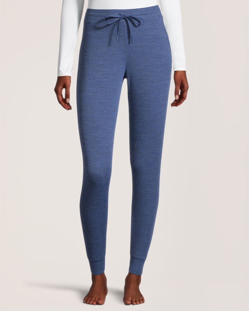 Pantalon isotherme WindRiver T-MAX HEAT en mélange de laine mérinos avec cordon de serrage pour femmes