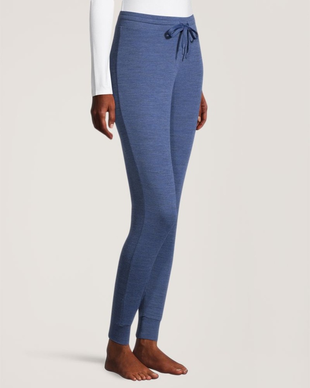 Pantalon isotherme WindRiver T-MAX HEAT en mélange de laine mérinos avec cordon de serrage pour femmes