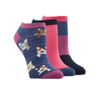 Women's 3 Pack Tie-Dye Loafer Cut Socks