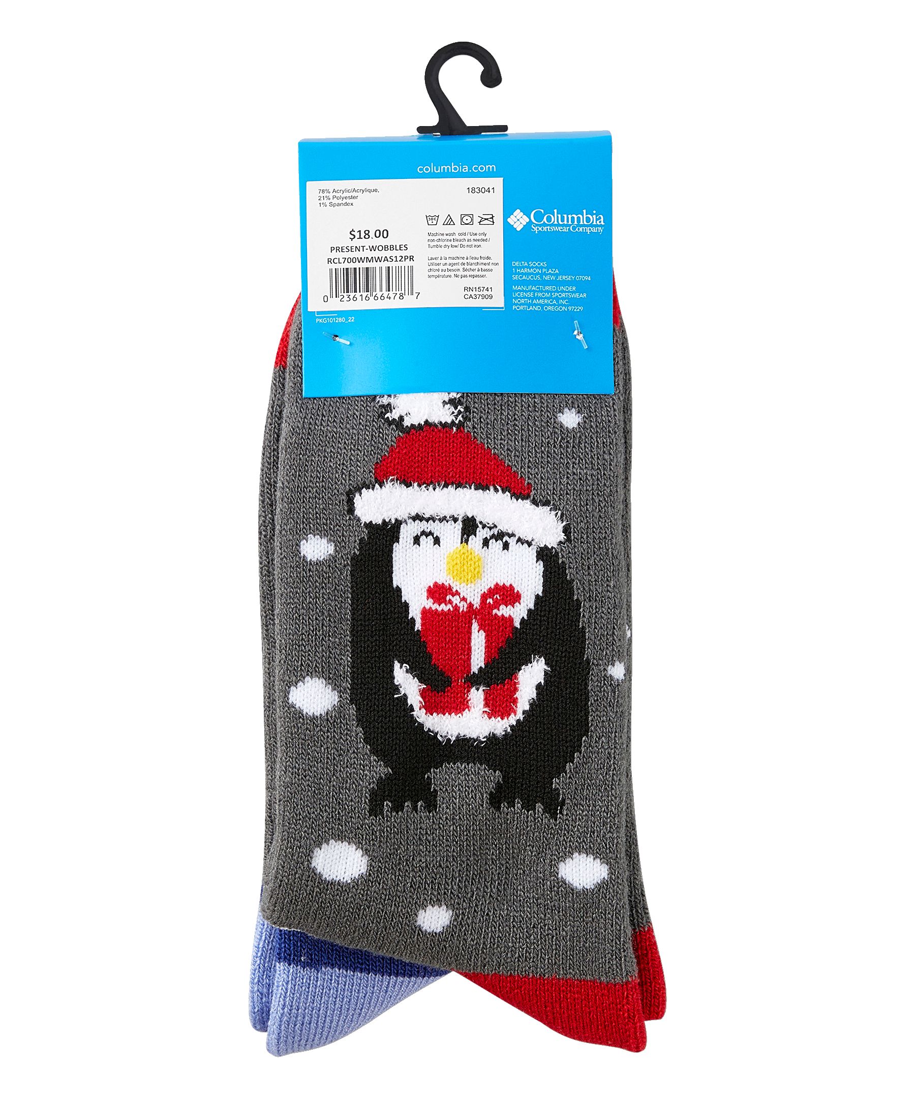 Columbia Women's Pack Mid Weight Thermal Full Cushion Crew Socks