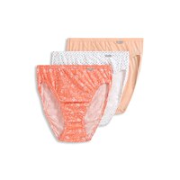 Jockey® Women's 3 Pack Elance Basic Underwear French Cut Briefs Front_Flat