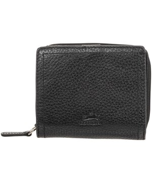 Petit portefeuille pochette de sécurité en cuire maroquiné avec protection RFID de Mancini Leather Goods pour femmes