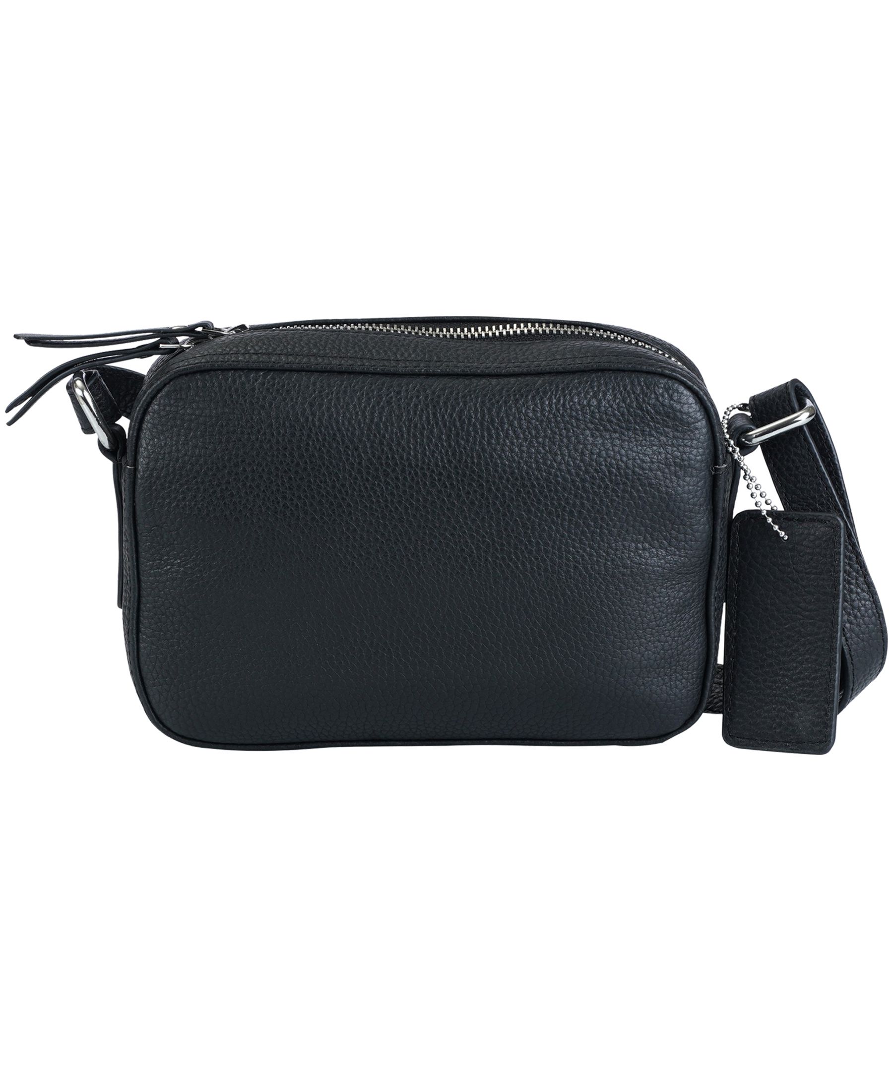Mancini Leather Goods Women's Pebbled RFID Secure Clara Crossbody Bag