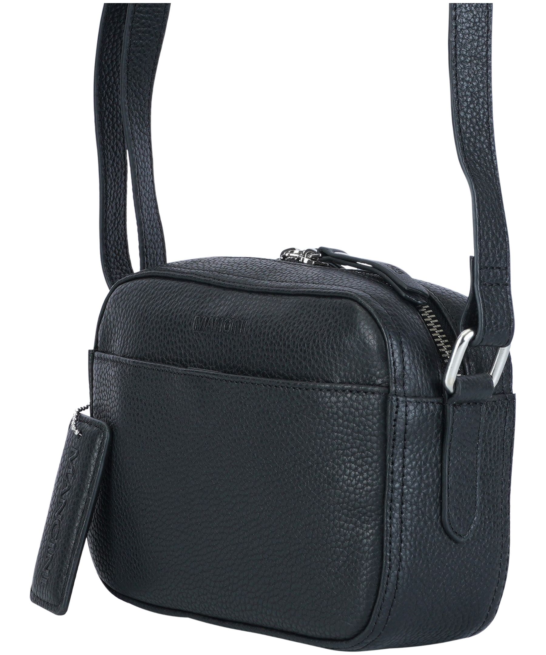 Mancini Leather Goods Women's Pebbled RFID Secure Clara Crossbody Bag