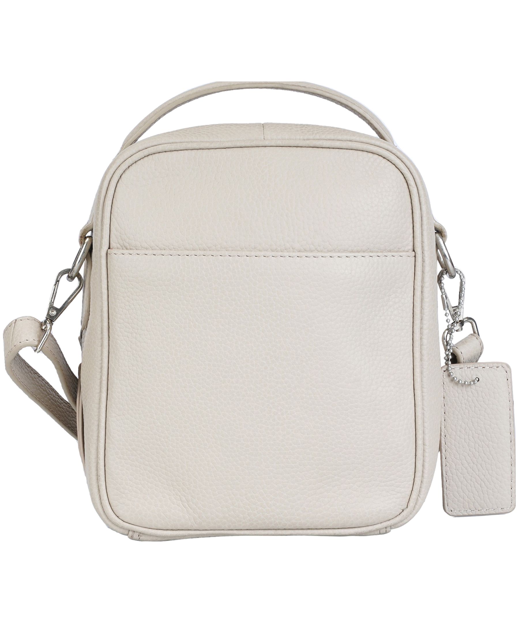 Sac à bandoulière en cuir maroquiné pour femmes, Daisy North/South, Mancini