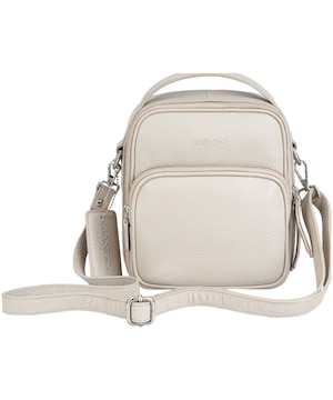 Sac à bandoulière en cuir maroquiné pour femmes, Daisy North/South, Mancini