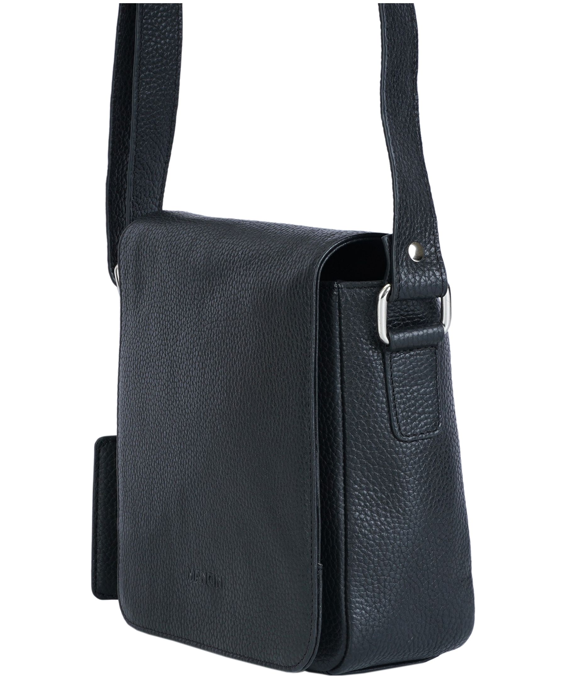 Mancini Leather Goods Women's Pebbled Page Crossbody Bag