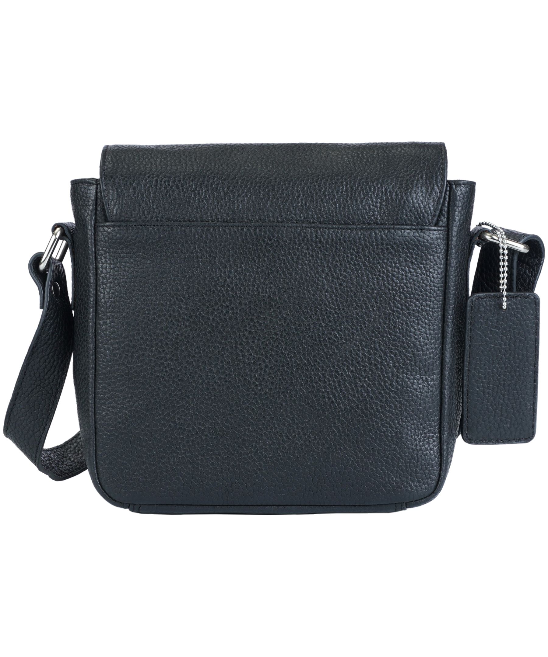 Mancini Leather Goods Women's Pebbled Page Crossbody Bag