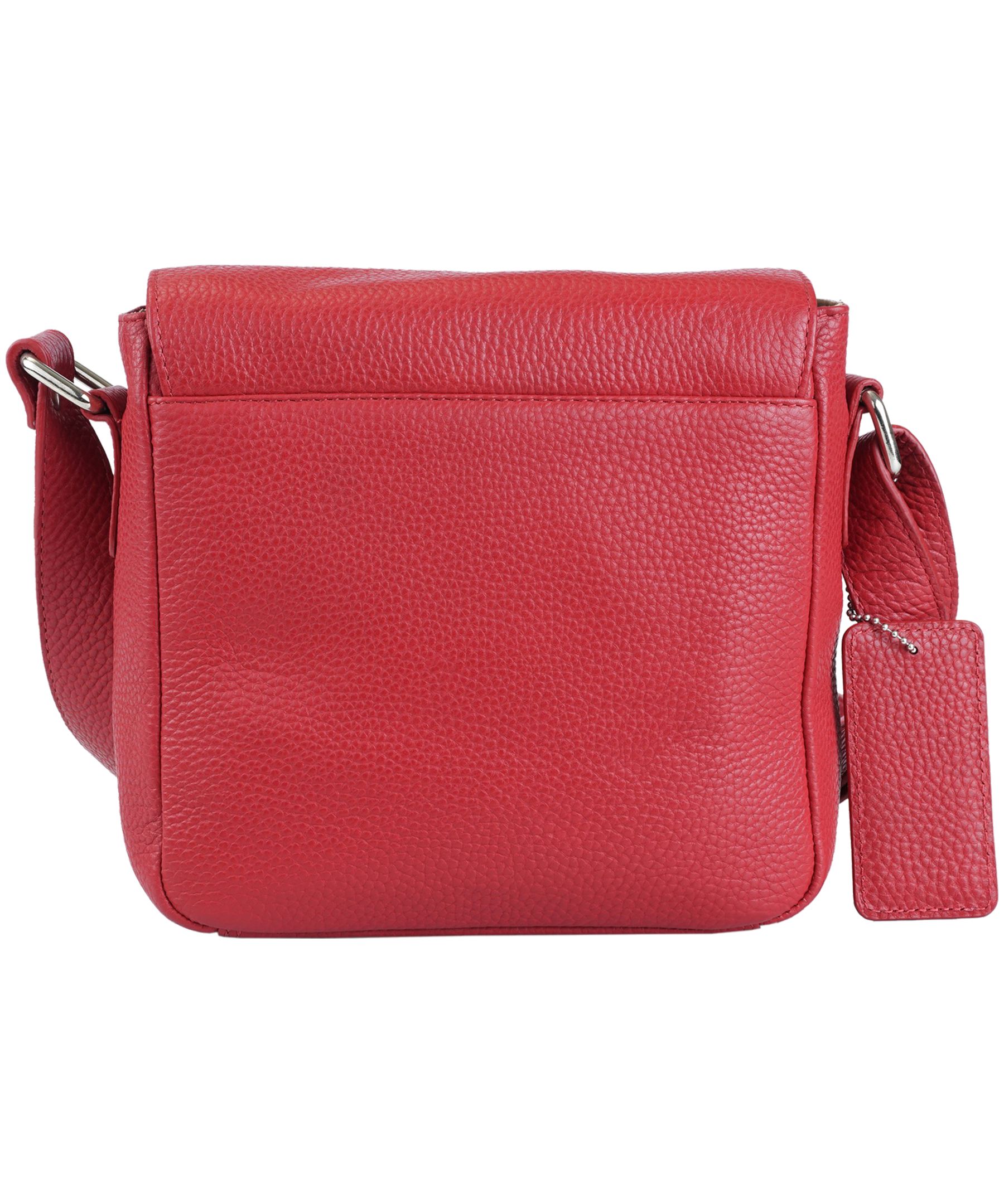 Mancini Leather Goods Women's Pebbled Page Crossbody Bag