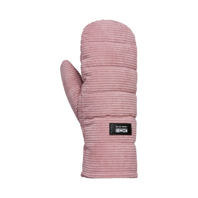 Mitaine en velours côtelé pour femmes, KOMBI