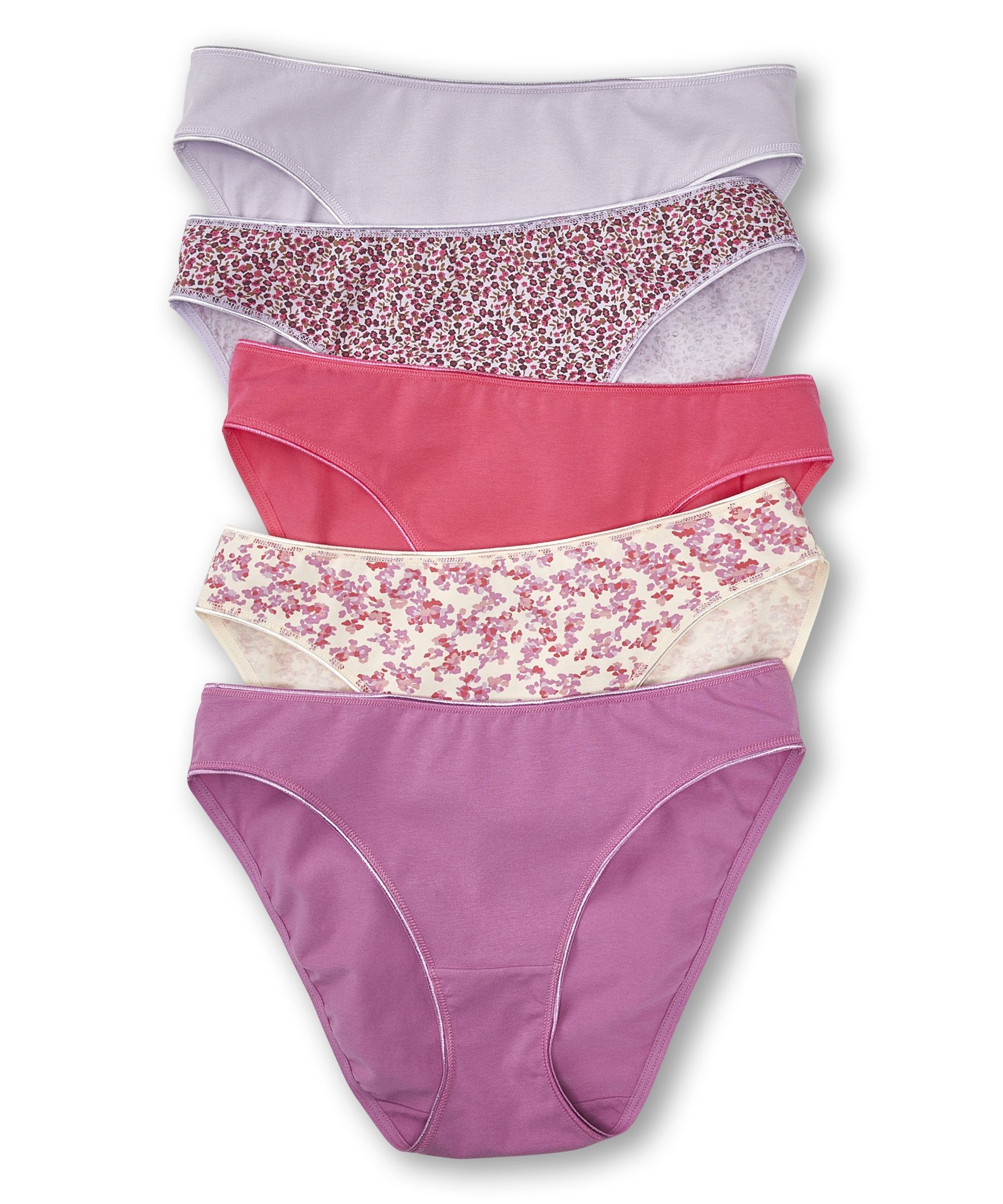 Denver Hayes Women's 5 Pack Cotton Stretch Bikini Panty | Marks