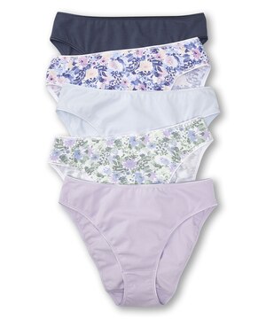 Denver Hayes Women's 5-pack Cotton Stretch Hi-Cut Underwear