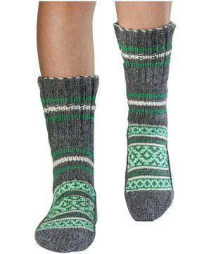 FAZL Women's Handmade Cozy Himalayan Socks