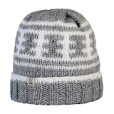 Tuque himalayenne faite à la main pour femmes, FAZL Front_Three_Fourths_Angled_Left